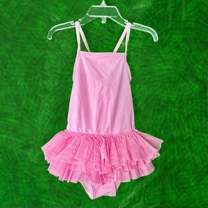 Pink Leotard w/ Ruffle Tutu